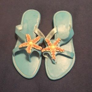 Starfish sandals.Never worn.